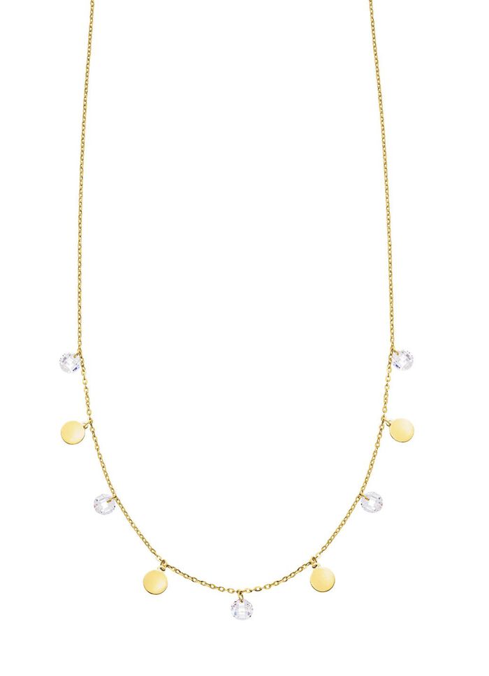 Stijlvolle ketting met zirkonia 