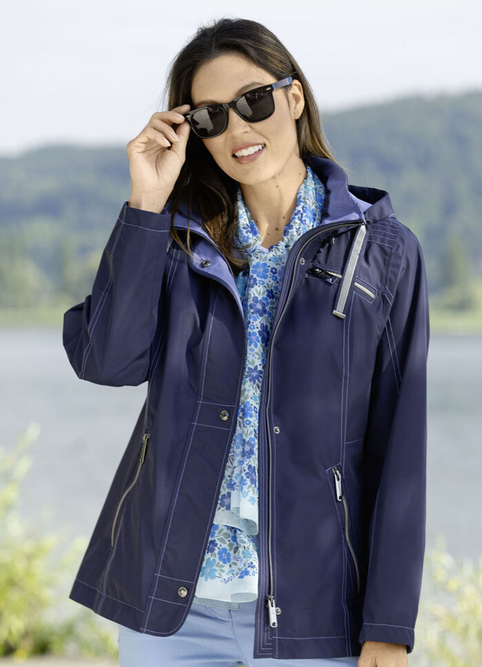 Sjaal met fantasie bloemenmotief 