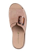 Ranger muiltjes met decoratieve sluiting ZAND