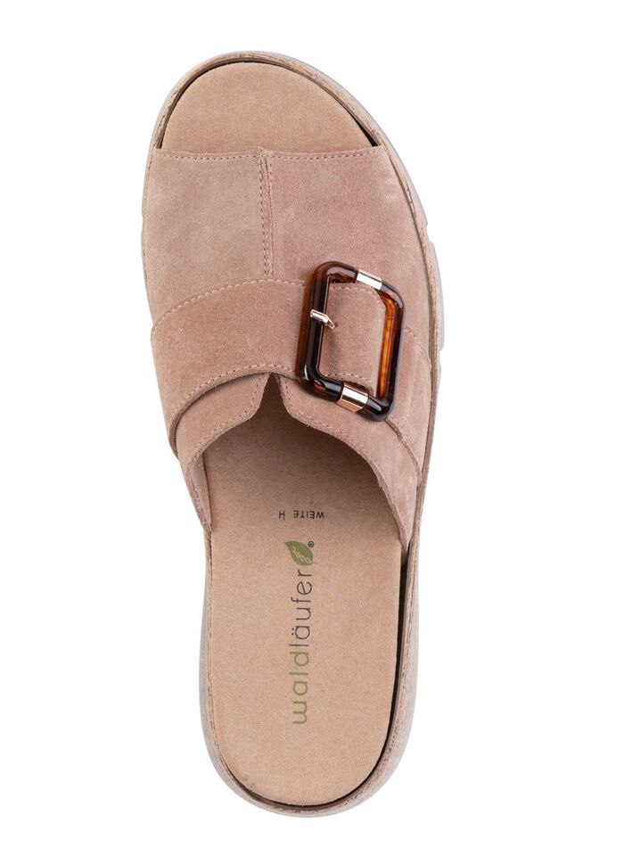 Ranger muiltjes met decoratieve sluiting ZAND