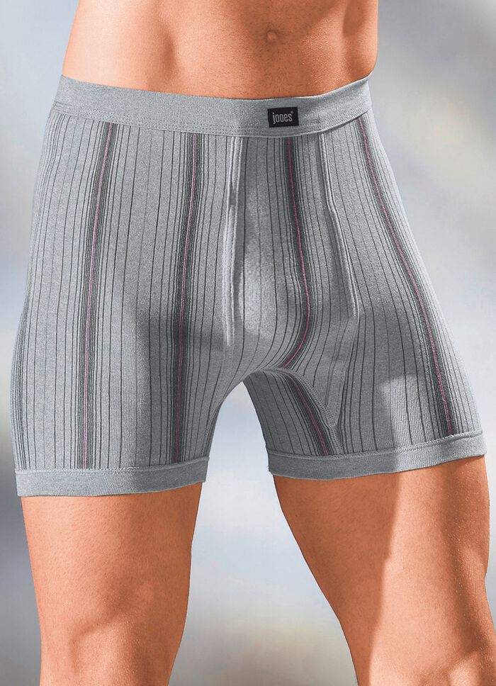 Vier stuks fijne ribbroeken met gulp 