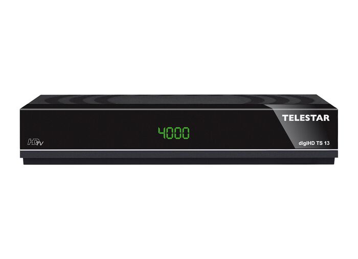 Telestar HD-ontvanger, zowel voor kabel- als satellietverbinding ZWART