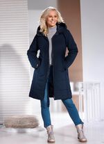 Korte jas met vaste capuchon 