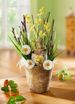 Arrangement gemaakt van hoogwaardig kunst- en textielmateriaal 