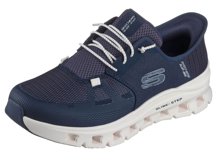 SKECHERS, herensneakers, met gegoten instaphak 