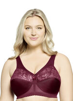 Glamorise ondersteunende bh met kant BORDEAUX