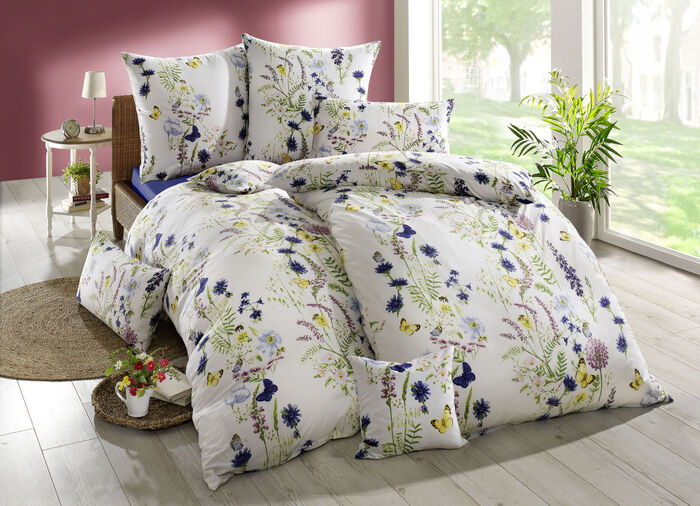 Microvezel beddengoedset BLAUW