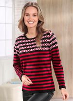 Trui in een mix van patronen 