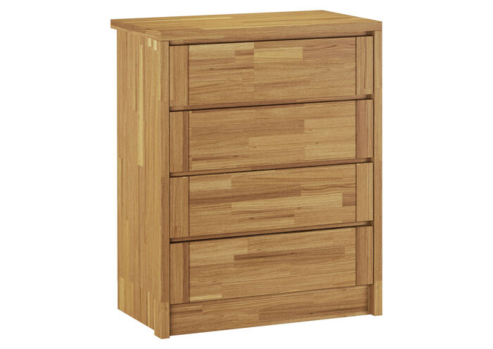 Ladekast gemaakt van massief hout met soft close 