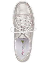 Waldläufer, comfortabele dames veterschoenen, breedte H, zool met afrolfunctie CHAMPAGNE