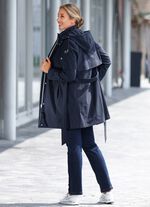 Functionele trenchcoat met riem 