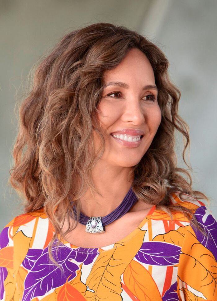 Ketting met meerrijig textiellint 