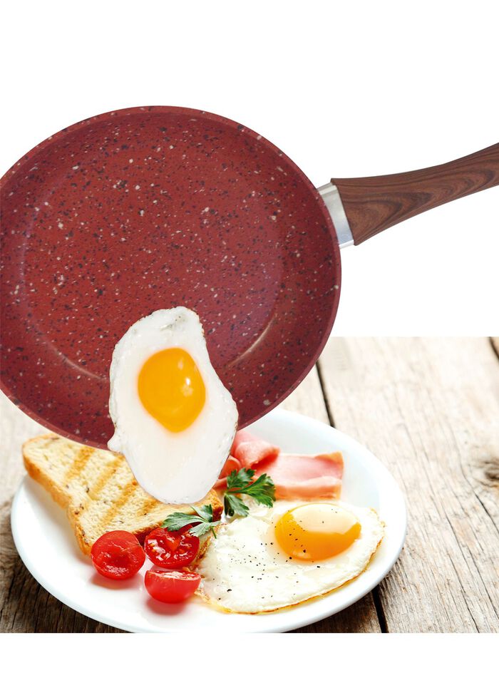 Livington Copper & Stone pannen met antiaanbaklaag 