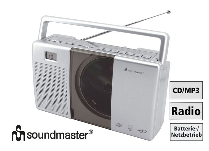 Soundmaster CD draagbare radio RCD1185 