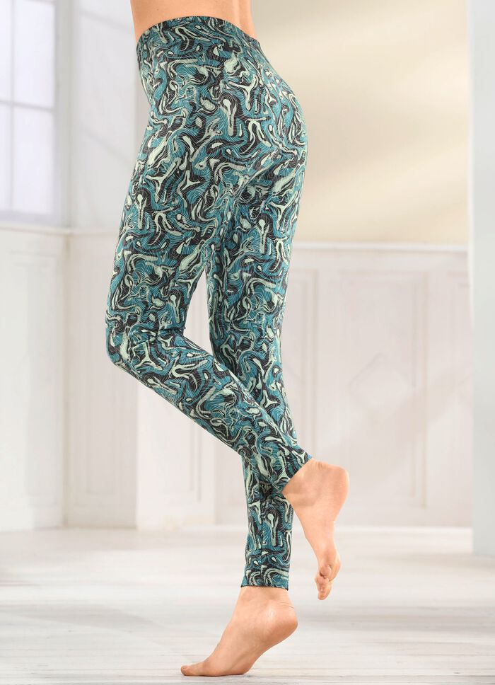 Laurina legging met schitterende digitale print 