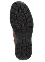 GINO GALANTE, gevoerde herenlaarzen, winterschoenen, met lamsvacht KASTANJE