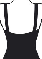 Schwab badpak met softcups en plooien 