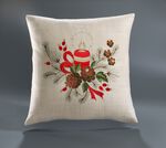 Kamerdecoratie met feestelijk kerstmotief 