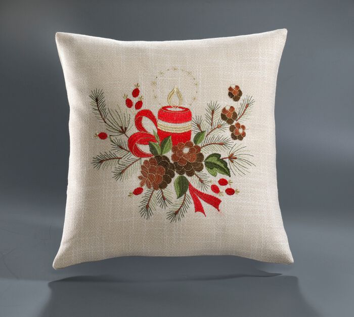 Kamerdecoratie met feestelijk kerstmotief 