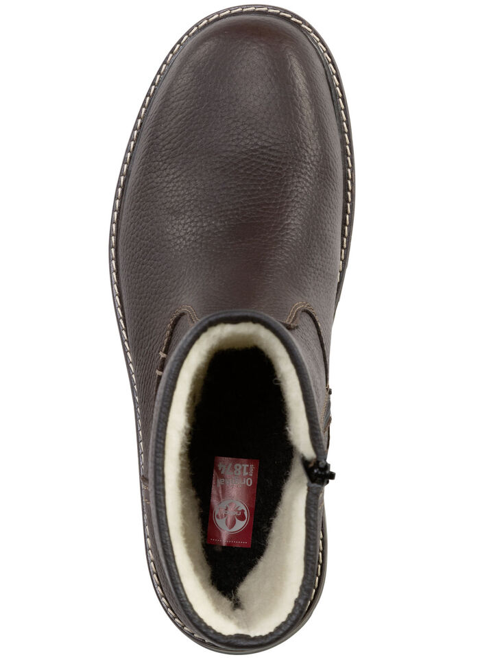 Rieker laarzen gemaakt van nappaleer DONKERBRUIN