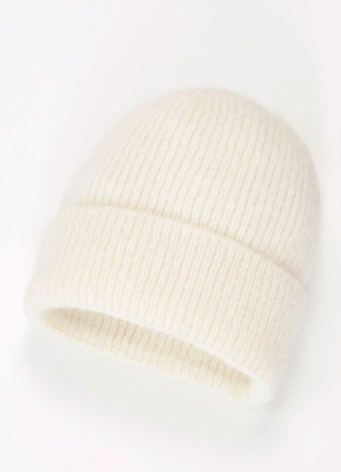 Modieuze dameshoed, met omslag 