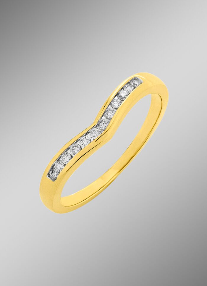 Damesring in de vorm van een hart 