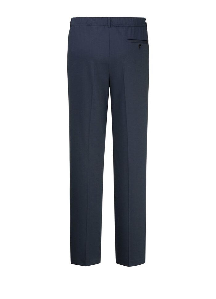 Superstretch slip-on broek &ldquo;Klaus Models&rdquo; in 4 kleuren MARINE GEM&Ecirc;LEERD