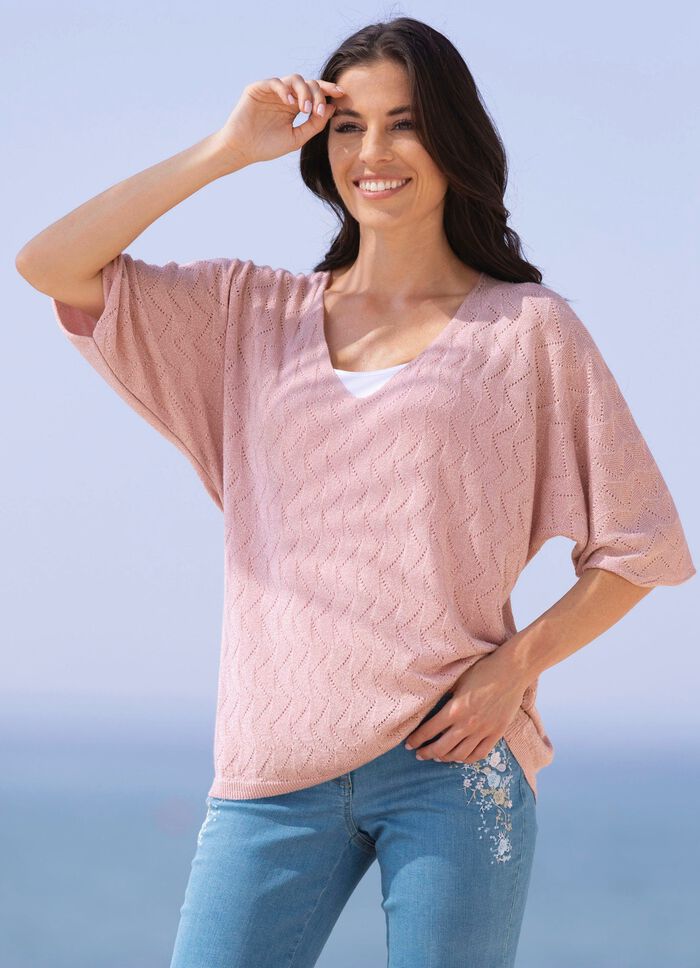 Trui in zeer zachte kwaliteit ROS&Eacute;