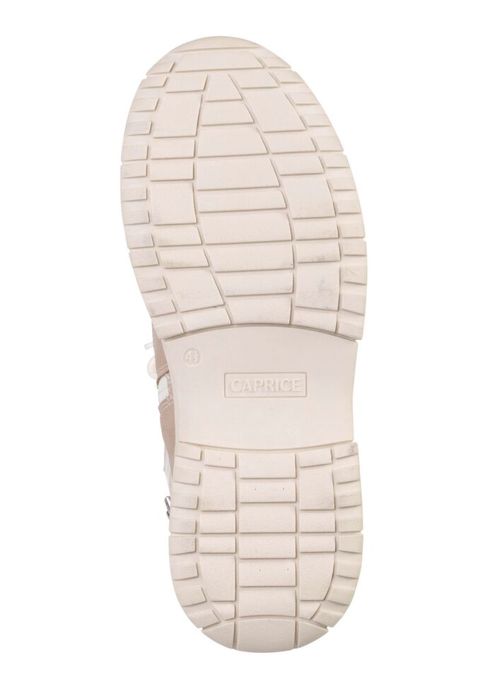 Caprice-laarzen met glanzend textielmateriaal 