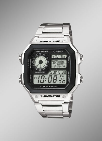 Casio Illuminator digitaal herenhorloge 