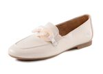 Remonte loafers met trendy sierketting BEIGE