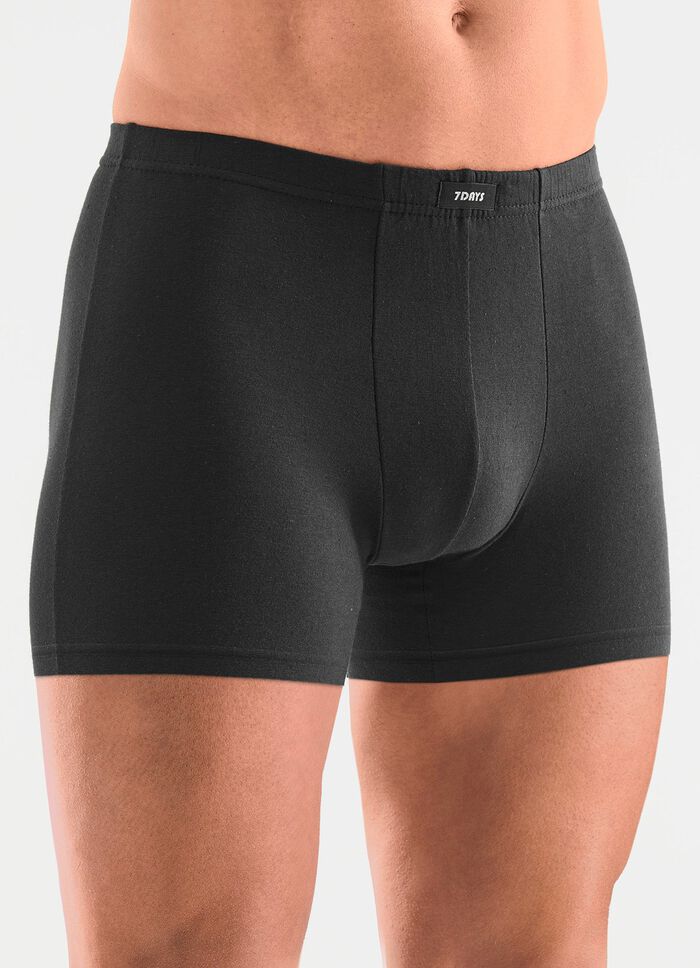 Vierpak broeken met elastische tailleband 