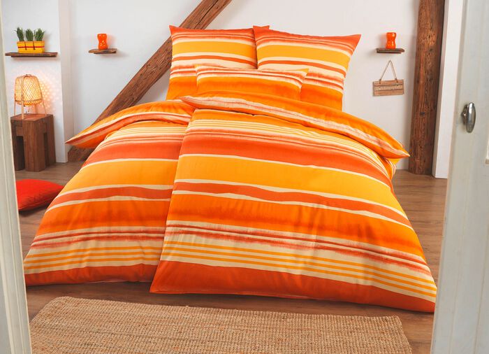 Dubbelzijdig bedrukt beddengoed in polykatoenen kwaliteit 