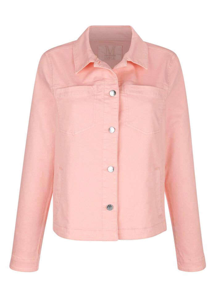 Denim jack met stijlvolle naden 