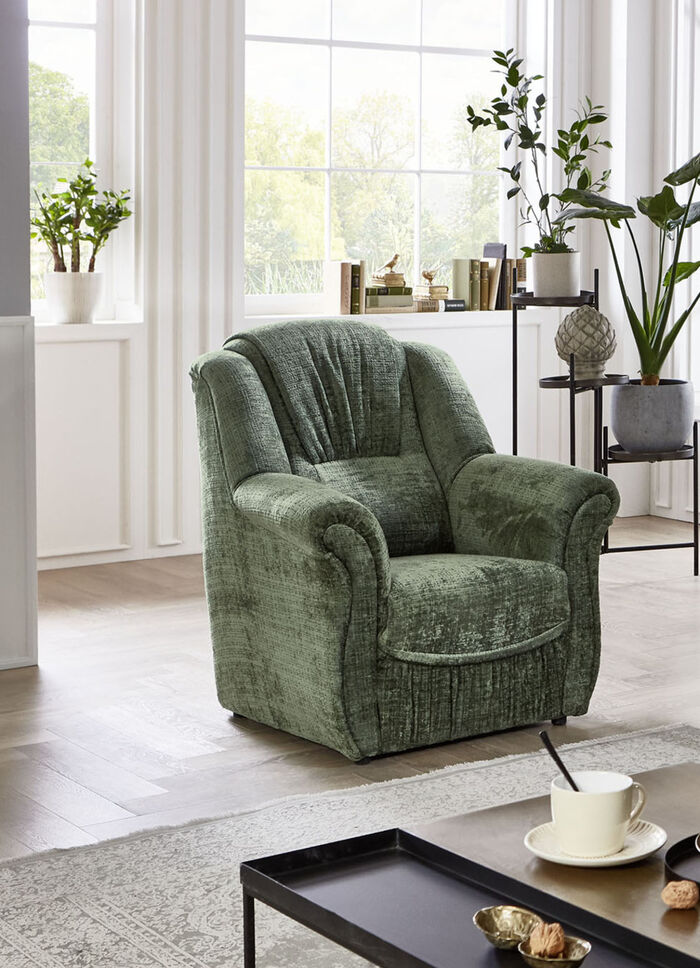 Comfortabel gestoffeerd meubilair GROENTE