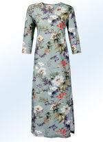 Nachtjapon, kuitlengte met 3/4-mouwen JADE KLEURRIJK