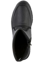 Enkellaarsjes met een gekreukelde structuur 