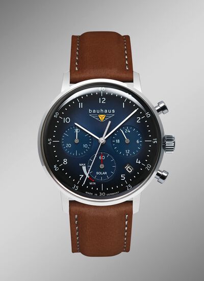 Bauhaus solar herenhorloge 