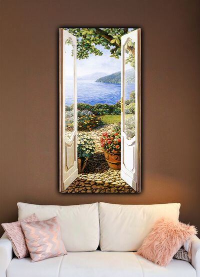 Canvas op houten frame 