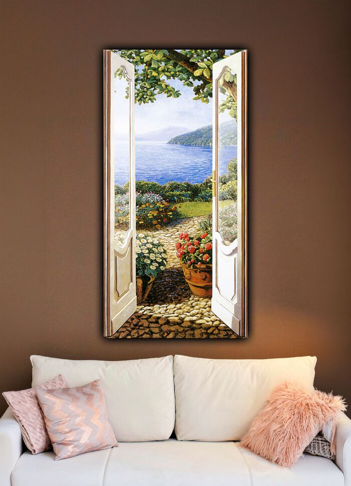 Canvas op houten frame 