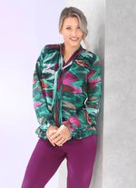 Blouse met V-split en stropdas 