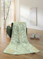 Dekbed met velours rand GROEN