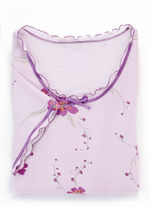 Nachthemd, korte mouwen met V-hals ZARTFLIEDER-BUNT