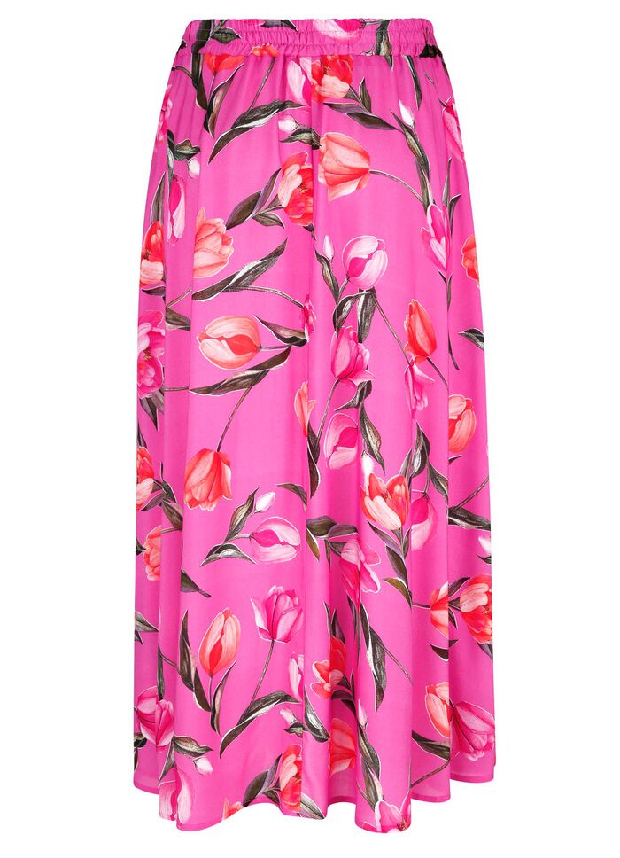 Rok met bloemenmotief 