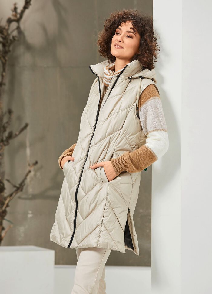 Lang vest in 2 kleuren KITTEN