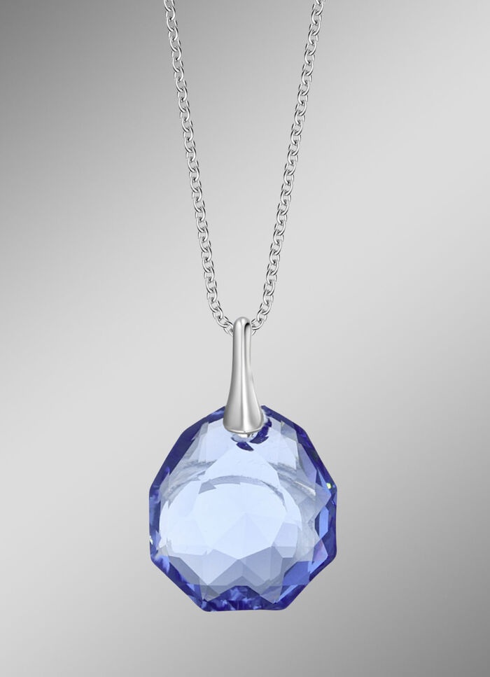 Hanger met Swarovski® kristal en ankerketting 