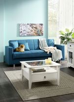 Klick-Klack-bank met decoratief kussen 