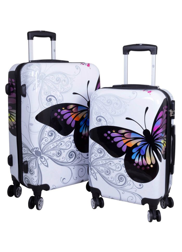 Kofferset, 2-delig, met ge&iuml;ntegreerd cijferslot 