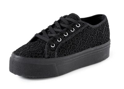 Elegante dames veterschoenen met uitneembaar voetbed 