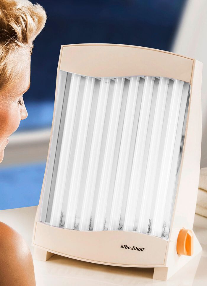 Gezichtsolarium voor een aangename bruine kleur PERZIK-WIT